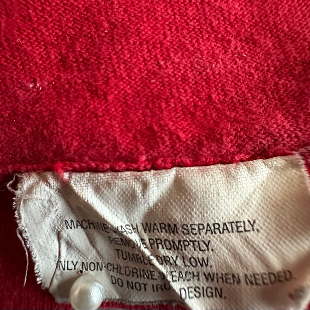 Champion Men's XL Red With White Logo Cotton Crew Neck Short Sleeve T-Shirt Top - Picture 14 of 14